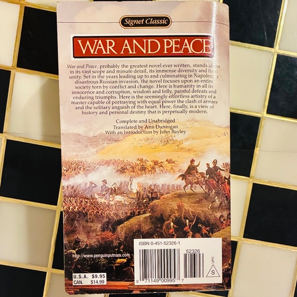 WAR AND PEACE paperback - Picture 2 of 7